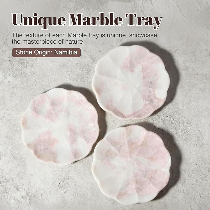 Koville Marble Tray, Natural Stone Tray - Image 2