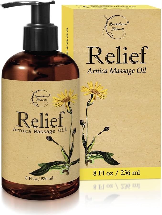 Relief Arnica Massage Oil – Great by BrookethorneNaturals