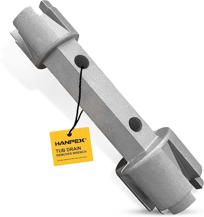 Tub Drain Remover Wrench by Hanpex