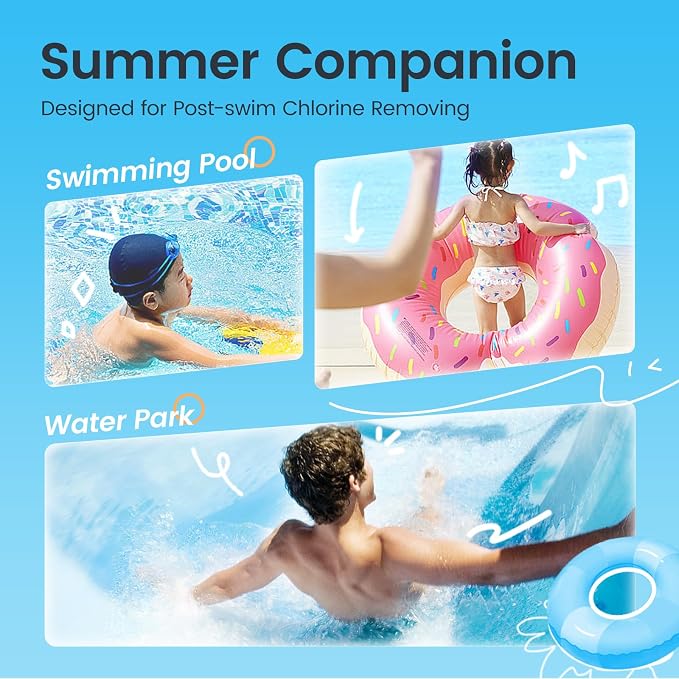 RUNBEN Kids Swim 2-in-1 Shampoo & Body Wash, After Swim Care - Image 6