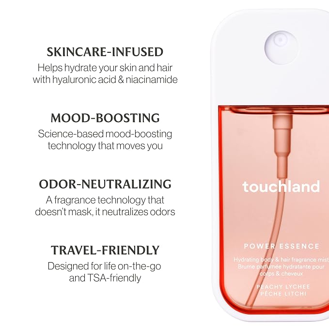 Touchland FRUITY CRUSH Body and Hand Mist Essentials, Travel Size Set - Image 9