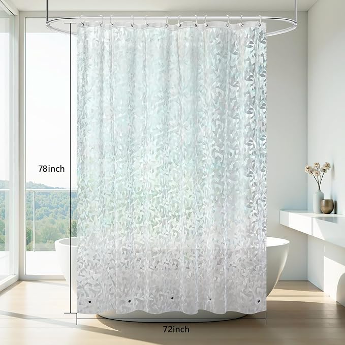 AooHome Long Shower Curtain Liner - Image 8