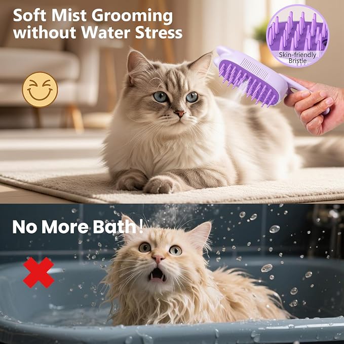Rechargeable Cat Steam Brush - Image 4