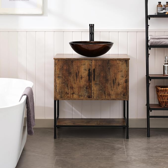 UEV Rustic Brown 30" Bathroom Vanity - Image 4
