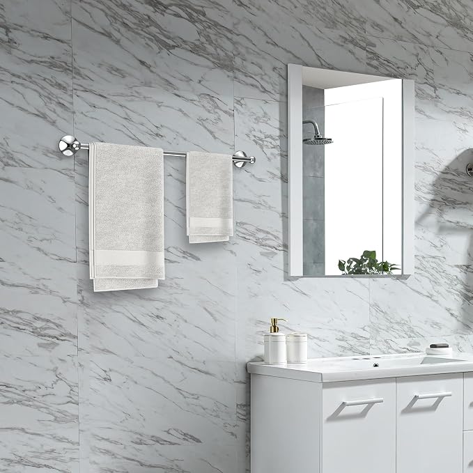Newfun 8-Pieces 24" Bathroom Hardware Set, Bathroom Accessory Set, Includes 24" - Image 7