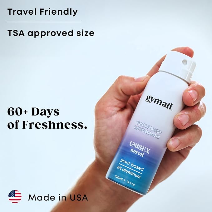 Gymati Fitness Body Deodorant Spray Aluminum Free - Image 6