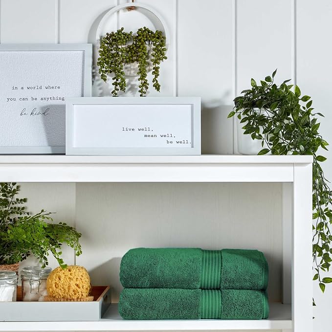 Christy Supreme Hygro Family Towel Set | Spruce Green | 100% Luxury Supima - Image 2