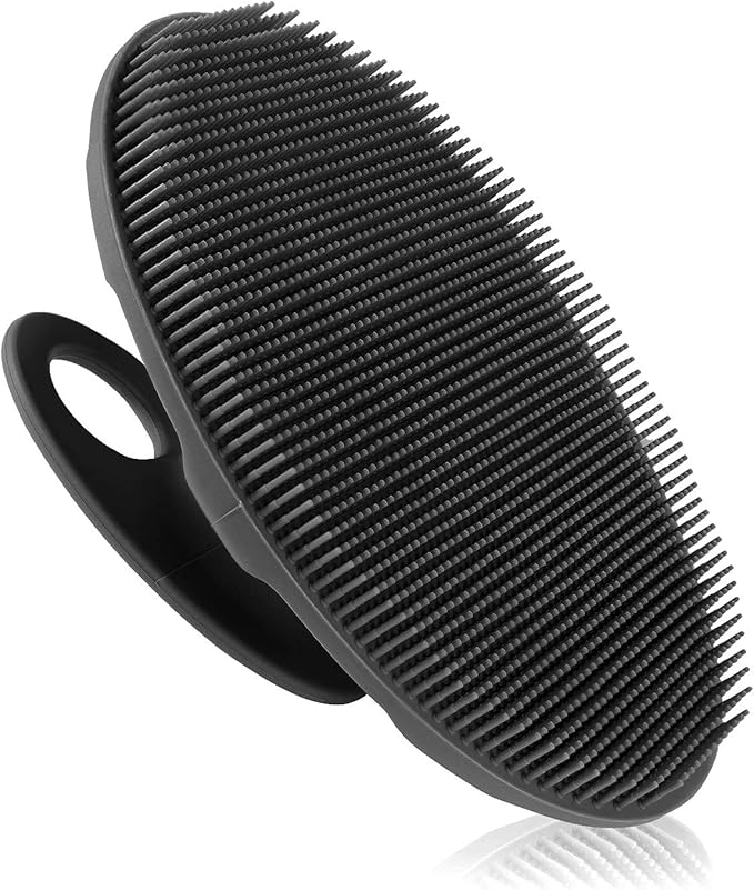 INNERNEED Soft Silicone Body Scrubber Handheld Shower Cleansing Brush, Gentle by INNERNEED