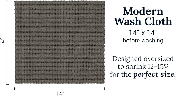 GILDEN TREE Waffle Bath Towels Wash Cloths - Image 9