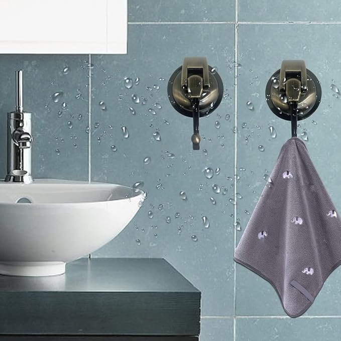 Heavy Duty Suction Cup Hooks for Shower, Bathroom Robe - Image 3