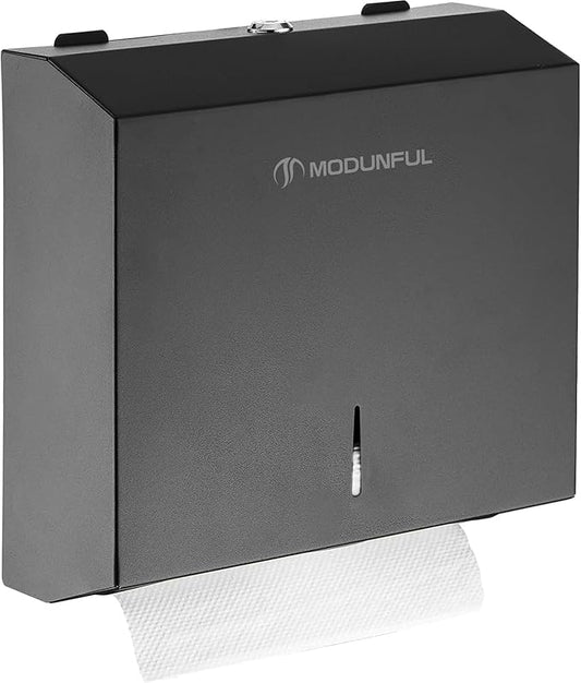 Paper Towel Dispenser Wall Mount: Large Capacity Commercial Paper Towel Holder by modunfulbathroom