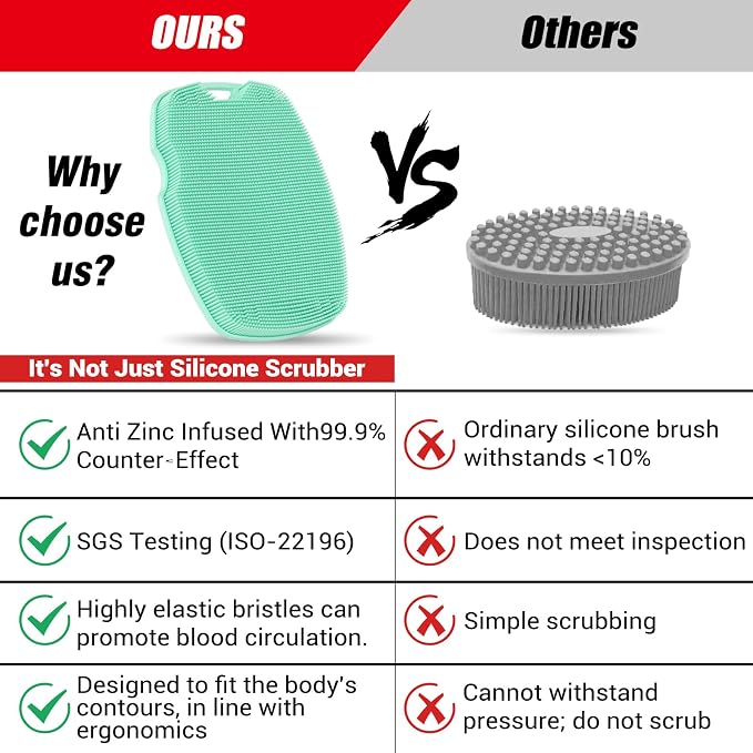 Silicone Body Scrubber - Image 2