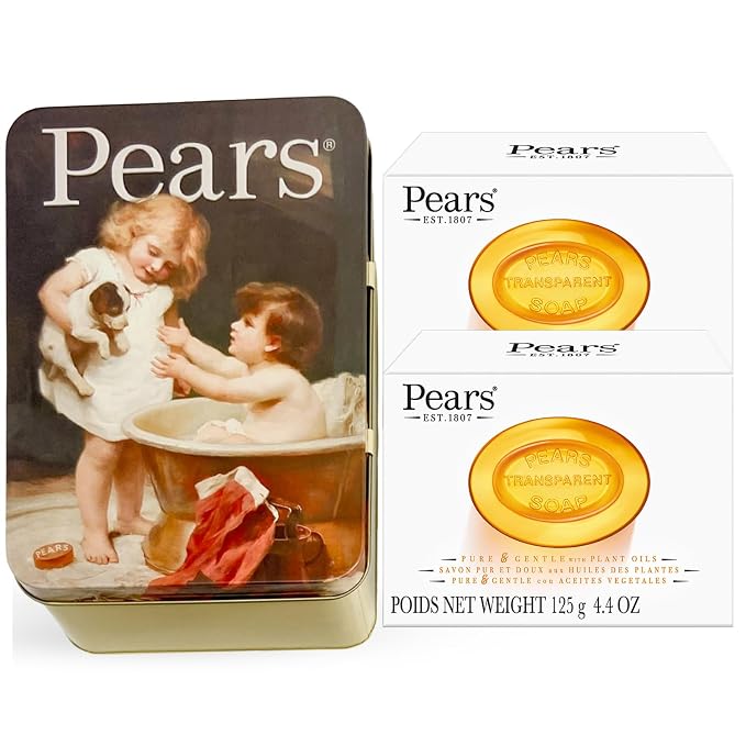 Pears Soap Gift Set, Vintage Tin by Pears