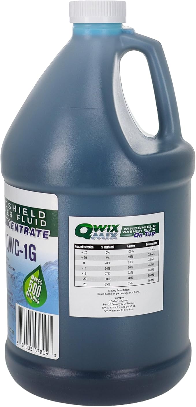 1-Gallon Windshield Washer Fluid Concentrate, Makes 500 Gallons, Biodegradable - Image 2