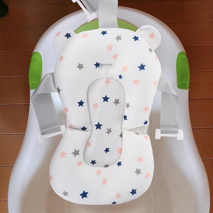 Mesh Bath Support Seat Floating Shower Pad Newborn Non-Slip Cradle Cushion - Image 7