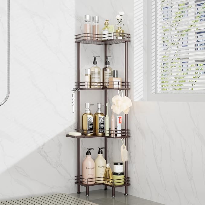 Consumest Corner Shower Caddy Standing by Consumest