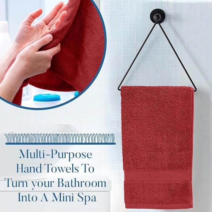 DAN RIVER 6-Pack Premium Christmas Hand Towels - Image 6