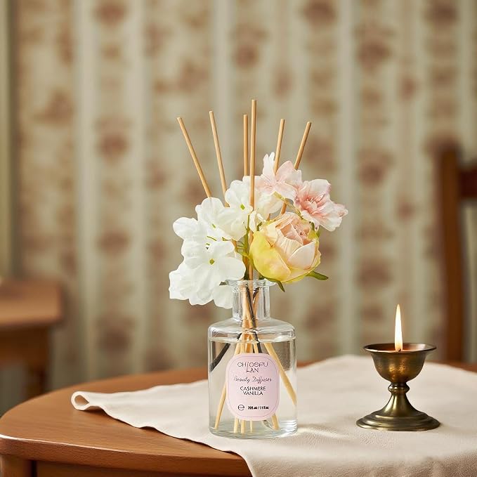 Chloefu Lan Cashmere Vanilla Reéd Diffuser Set - Image 4