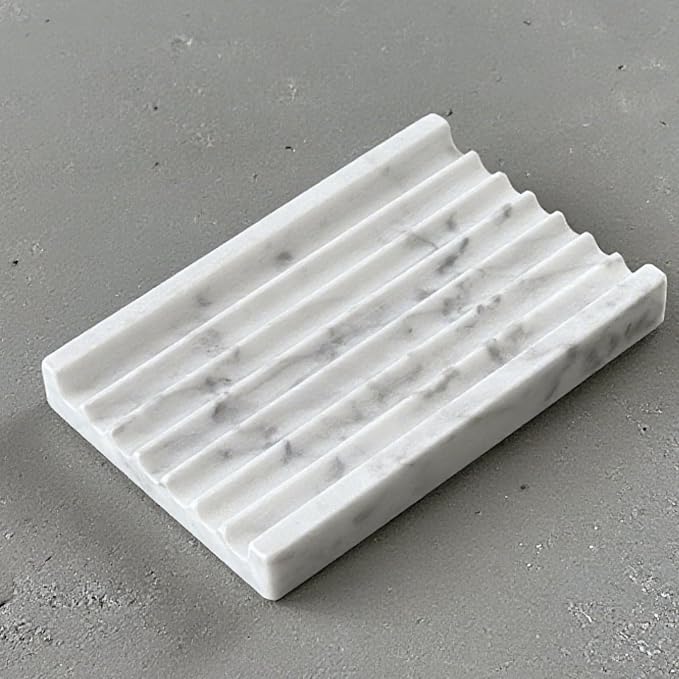 Marble Soap Dish by EXCHUES