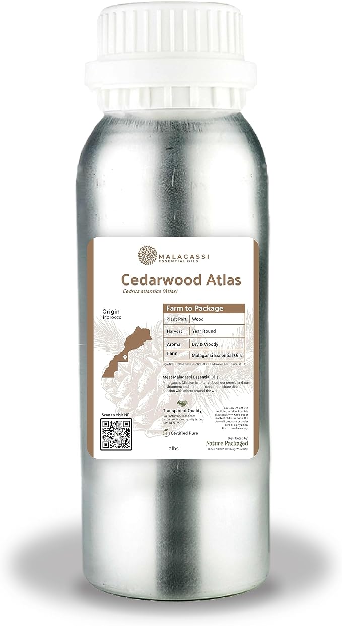 Pure Cedarwood Essential Oil by NaturePackaged
