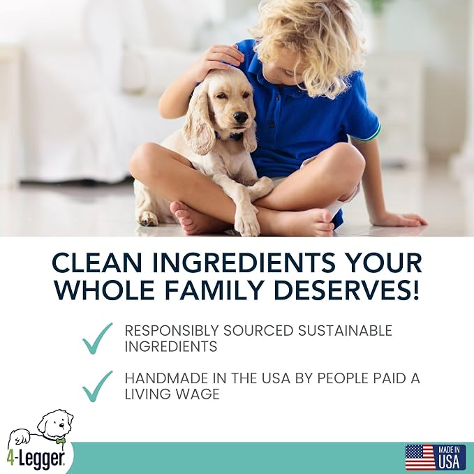4Legger Organic Dog Shampoo, Cooling Peppermint Tea Tree Dog Shampoo - Image 6
