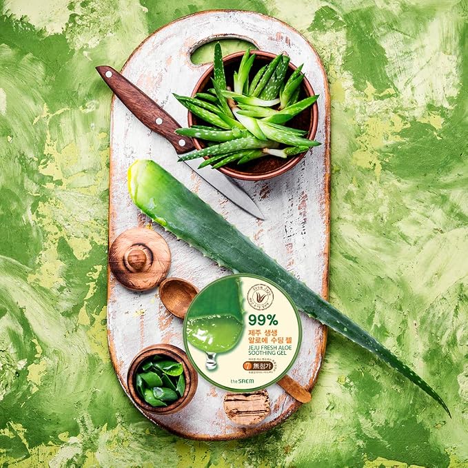 THESAEM Jeju Fresh Aloe Soothing Gel 10.1 fl. oz. - Image 3