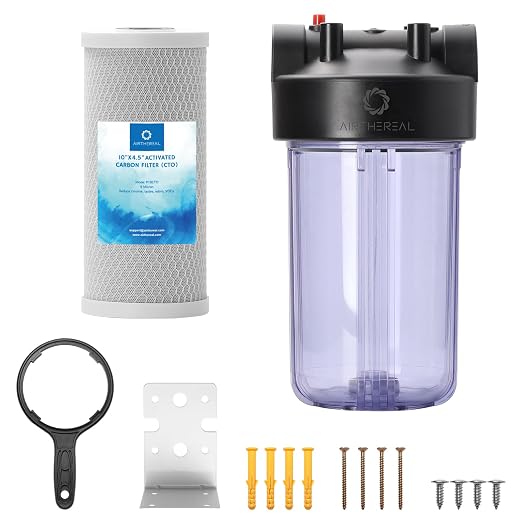 Airthereal Whole House Water Filter Housing, Pre-Filtration System by Airthereal