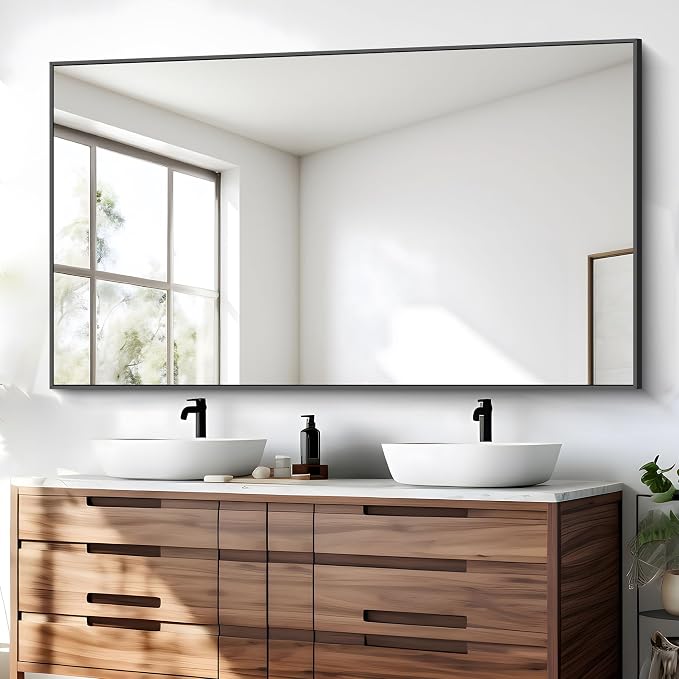 BONEWEI Bathroom Mirror, 30x55 inch Wall Mirror by BONEWEI
