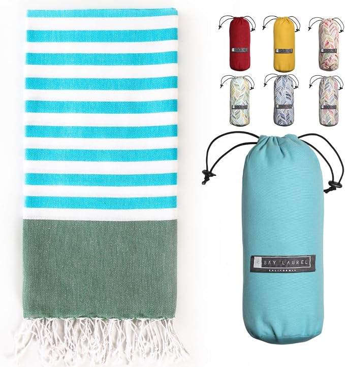 BAY LAUREL Turkish Beach Towel by BayLaurel