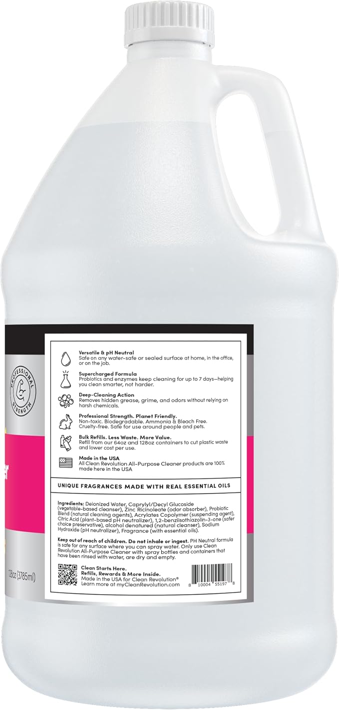 Clean Revolution SuperCharged All Purpose Cleaner, Eco-Friendly & Plant-Based - Image 3