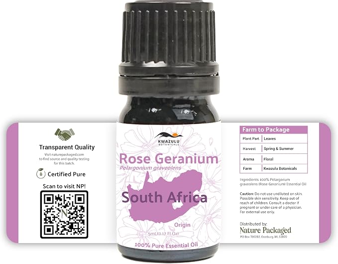 Rose Geranium Essential Oil - Image 3