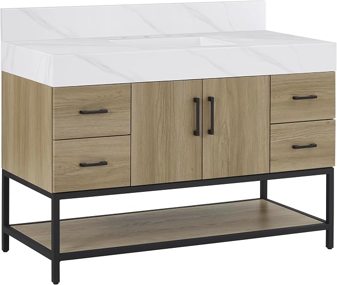 TILE & TOP Utopia 48" Single Bathroom Vanity - Image 8