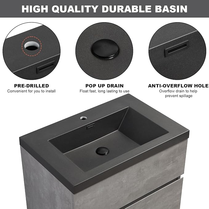 30" Floating Bathroom Vanity - Image 8