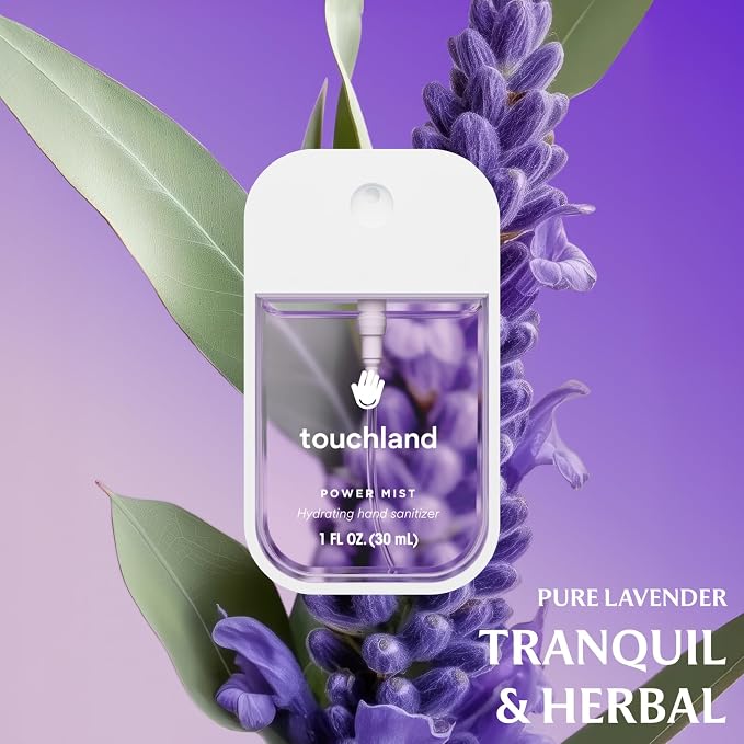 Touchland Hydrating Hand Sanitizer Spray, BLOSSOM Trio Set, 1 FL. OZ. Travel - Image 4