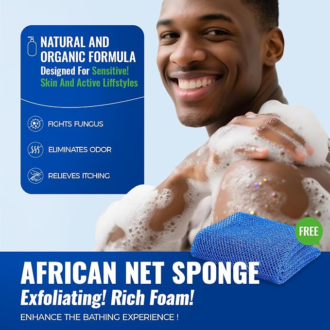 Natural Antifungal Body Wash: Tea Tree & Aloe Vera Formula - Image 2