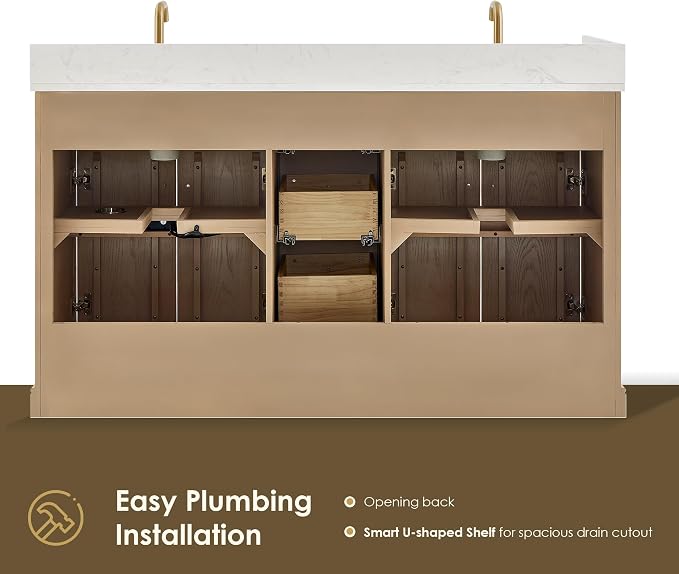 ALTAIR 60 in Bathroom Vanities Double Sink Vanity - Image 8