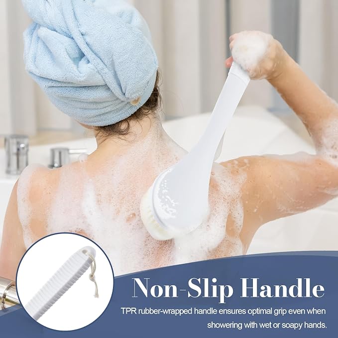 Back Scrubber for Shower, Shower Body Brush for Cleaning - Image 2