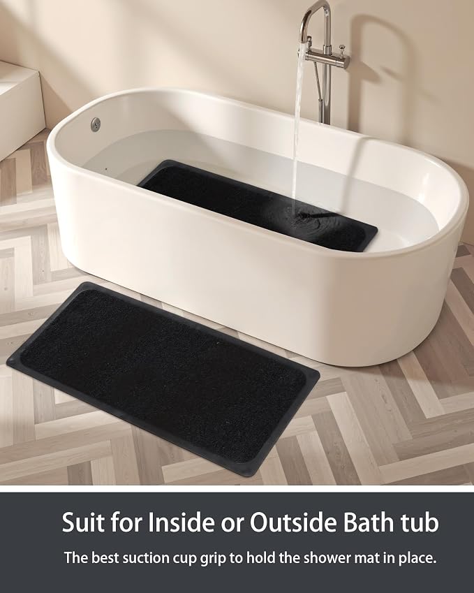 Mecko Non Slip Shower Mats, 16x40 Inch, Anti-Slip Bathtub Mats - Image 7