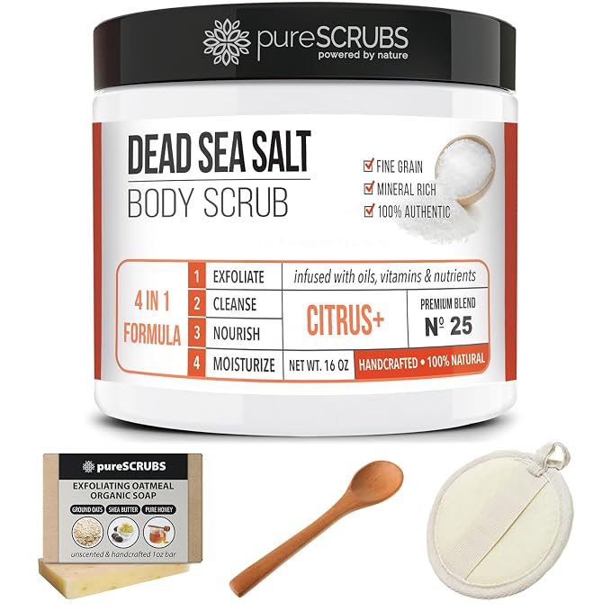 pureSCRUBS Premium Citrus Body Scrub Set - Image 7