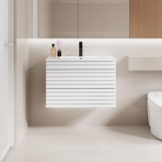 LUCKWIND 30" Floating Bathroom Vanity by LUCKWIND