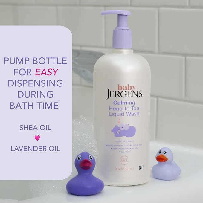 Jergens Baby Calming Head to Toe Liquid Baby Wash, Body Wash and Shampoo - Image 4