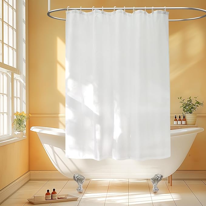 Waterproof Fabric Small Shower Curtain by Seenus