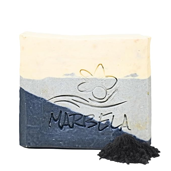 Marbela Cosmetics Stone & Feather Handmade Soap Bar by Marbela