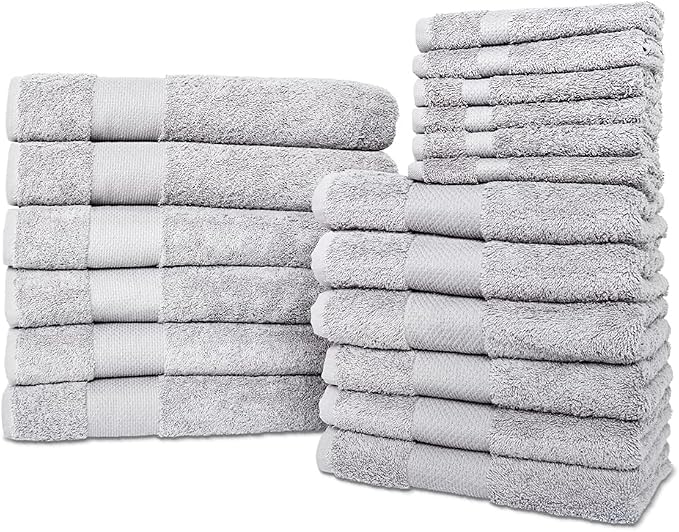 Hencely 18-Piece Bath Towel Set by HENCELY