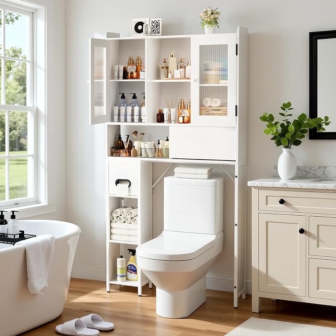 33.5" W Over The Toilet Storage Cabinet - Image 6