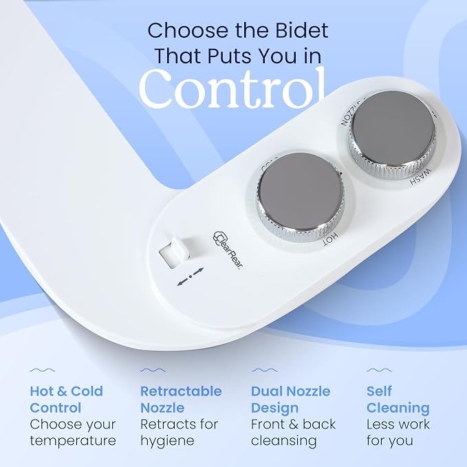 CLEAR REAR Bidet Attachment for Toilet Seat - Image 4