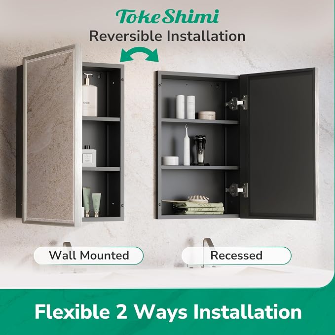 TokeShimi 24x36 Recessed Medicine Cabinet - Image 7