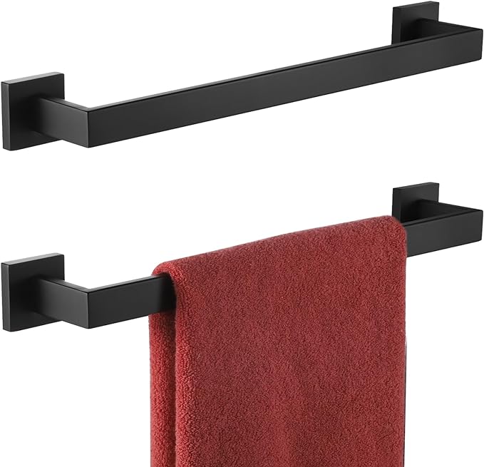 KOKOSIRI 16-Inch Single Towel Bar, Bathroom Kitchen Towel Holder, Wall Mounted by KOKOSIRI