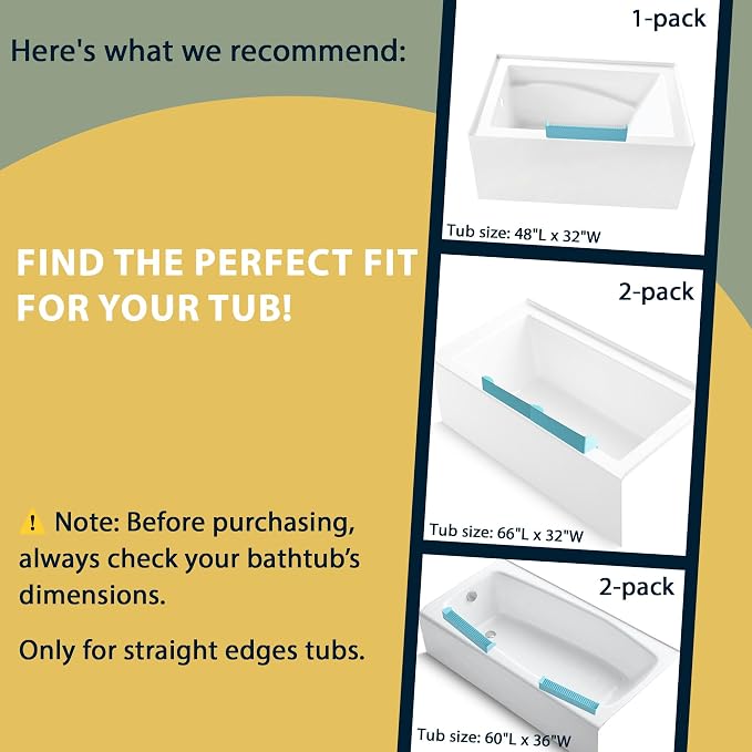 Roslim 2 Pack Splash Guard for Bathtub & Sink - Image 5