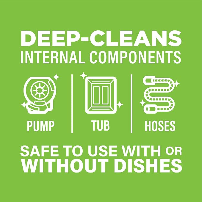 Affresh Dishwasher Cleaner, Helps Power Away Odor Causing Bacteria, Mineral - Image 5